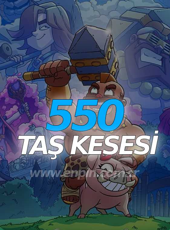 Clash Royale Taş Kesesi (500 + 50 )